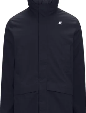 Parka isolante et imperméable - Jarno Twill Marmotta Blue Depht Blue A - Taille XL - Navy - K-way - FashionsVida