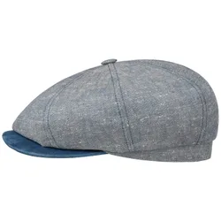 Hatteras Liraco Flat Cap by - denim - Size: 56 cm