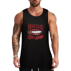 MANESKIN zitti e buoni Tank Top High Stretch Tank Top Athletic Fit Workout Shirt