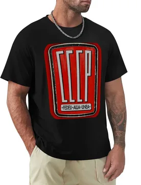 CCCP Fedeli Alla Linea T-Shirt vintage clothes sports fans blanks tops tshirts for men - Aliexpress - FashionsVida