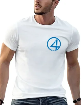 New fantastic 4 logo T-Shirt basketball graphic tees Blouse anime t shirts hippie clothes shirts men - Aliexpress - FashionsVida