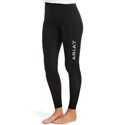 Damen Reitleggings EOS Grip Vollbesatz, black XL