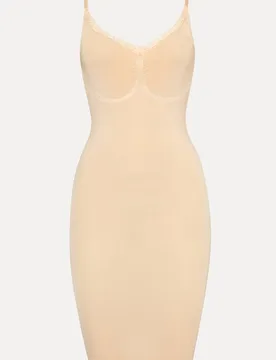 Women's Silhouette Seamless Dress in Light Beige Size: Large - Light Beige - Size: L - Phase Eight - FashionsVida