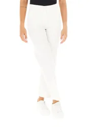 Pantalone misto cotone PANNA 44