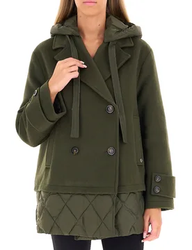 Giacca misto lana VERDE OLIVA 42 - Diana Gallesi - FashionsVida