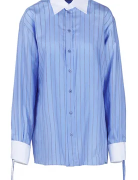 Semi Couture - Camicia - 480883 - Bianco/Azzurro - Semi-Couture - FashionsVida