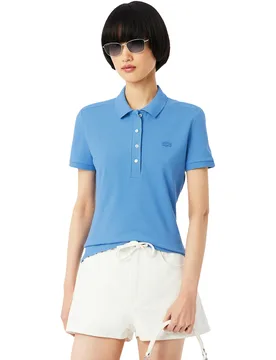 Polo Classic Cotton Pique, blau 42 - Lacoste - FashionsVida
