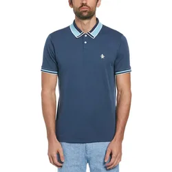 Polo A Maniche Corte Organic Novelty Collar Sargasso Sea XL