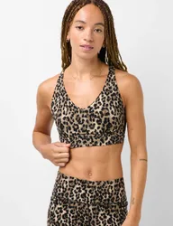 Power Pulse Medium Support Sports Bra Brown Mix female