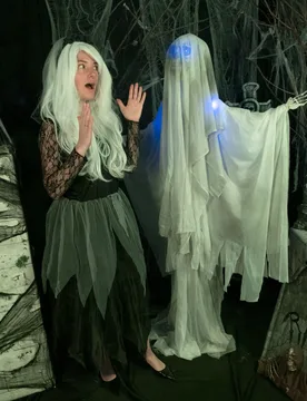 Terror Geist animierte Dekofigur mit Sound 170 cm - BOLAND BV - FashionsVida