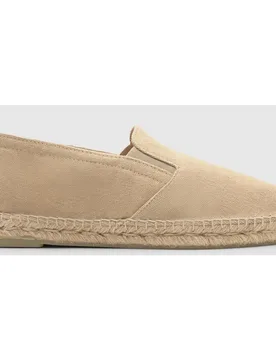 Alpargatas de hombre Joel con bordado a contraste en el talón y elasticos laterales - Castañer - FashionsVida