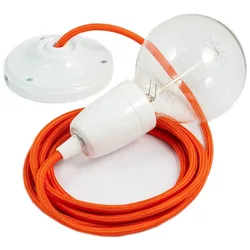 Cables Suspension Luminaire Rm15 50 Cm Orange / White One Size