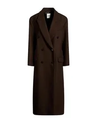 Mantel Damen Dunkelbraun 34 Damen