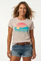 Horizon Sunset Womens T-Shirt - - Size: L