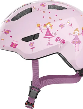 Casco Bici Bambino SMILEY 3.0 Rose Princess taglia S - ABUS - FashionsVida
