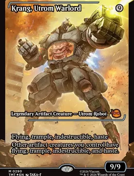 Krang, Utrom Warlord (Japan Showcase Foil) Teenage Mutant Ninja Turtles - Magic: The Gathering - FashionsVida