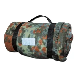 Fleecedecke Army Style Freizeit - Oliv Oliv adult