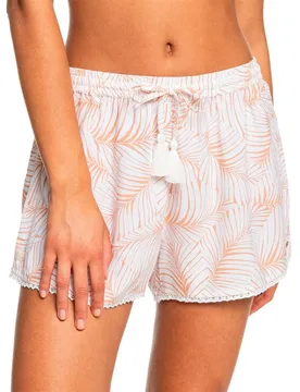 Pantaloni Corti Salty Tan Toast S Palm Tree S - Roxy - FashionsVida