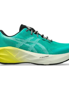 Novablast 5 Tr Running Shoes Aurora Green / Light Dust UK 11.5 Men - Asics - FashionsVida