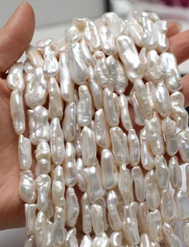White Pipa Beads Natural Freshwater Pearls Loose Beads for Jewelry Making Supplies DIY Necklace Bracelet Earrings Accessories - Aliexpress - FashionsVida
