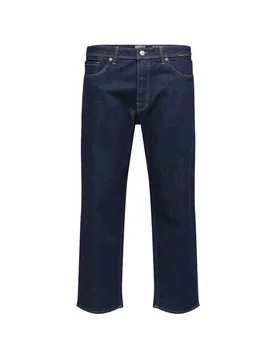 Jean large en coton biologique - Selected - FashionsVida