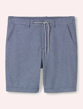Jersey Shorts, Regular Fit#normale Größen#untersetzte Größen, Farbe Blau, 58, bi-elastisch bügelfrei Herren - Walbusch - FashionsVida
