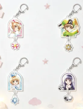 Acrylic KeyRing Anime Lovers Cardcaptor Sakura: Clear Card Lovely Products Sweet As A Gift For Fans Exquisite Product Keychain - Aliexpress - FashionsVida