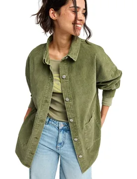 Chaqueta de mujer Kick Back Washed Cord - Roxy - FashionsVida