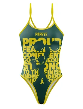 Popeye Strong Swimsuit Multicolour M Women - OTSO - FashionsVida