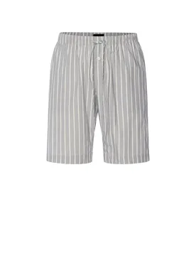 Short rayé long en coton Gris M Male - HANRO - FashionsVida