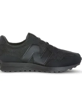 Bungee Lace Running Shoes Black UK 10K Boys - New Balance - FashionsVida