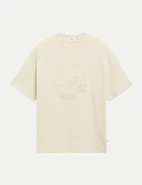RED LABEL T-Shirt mit Frottee-Artwork 93D1-GREY/BLACK XXL - S. Oliver - FashionsVida