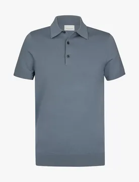 XXL POLO SS GREY BLUE male - XXL - FashionsVida