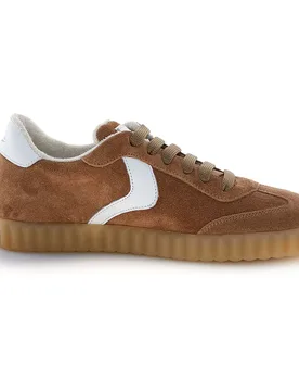 Sneaker Ines Brown / White EU 39 - Voile Blanche - FashionsVida