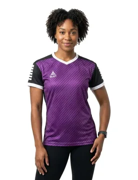 T-shirt à Manches Courtes Player Black / Purple XL - SELECT - FashionsVida
