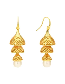 IVOG Innovative Hollowed Out Design Drop Earring Women Delicate Lamp Cage Pearl Hook Hanging Dangle Earrings - Aliexpress - FashionsVida