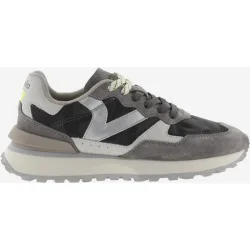 Zapatillas deportivas unisex camuflaje con piezas de piel y serraje y suela dentada