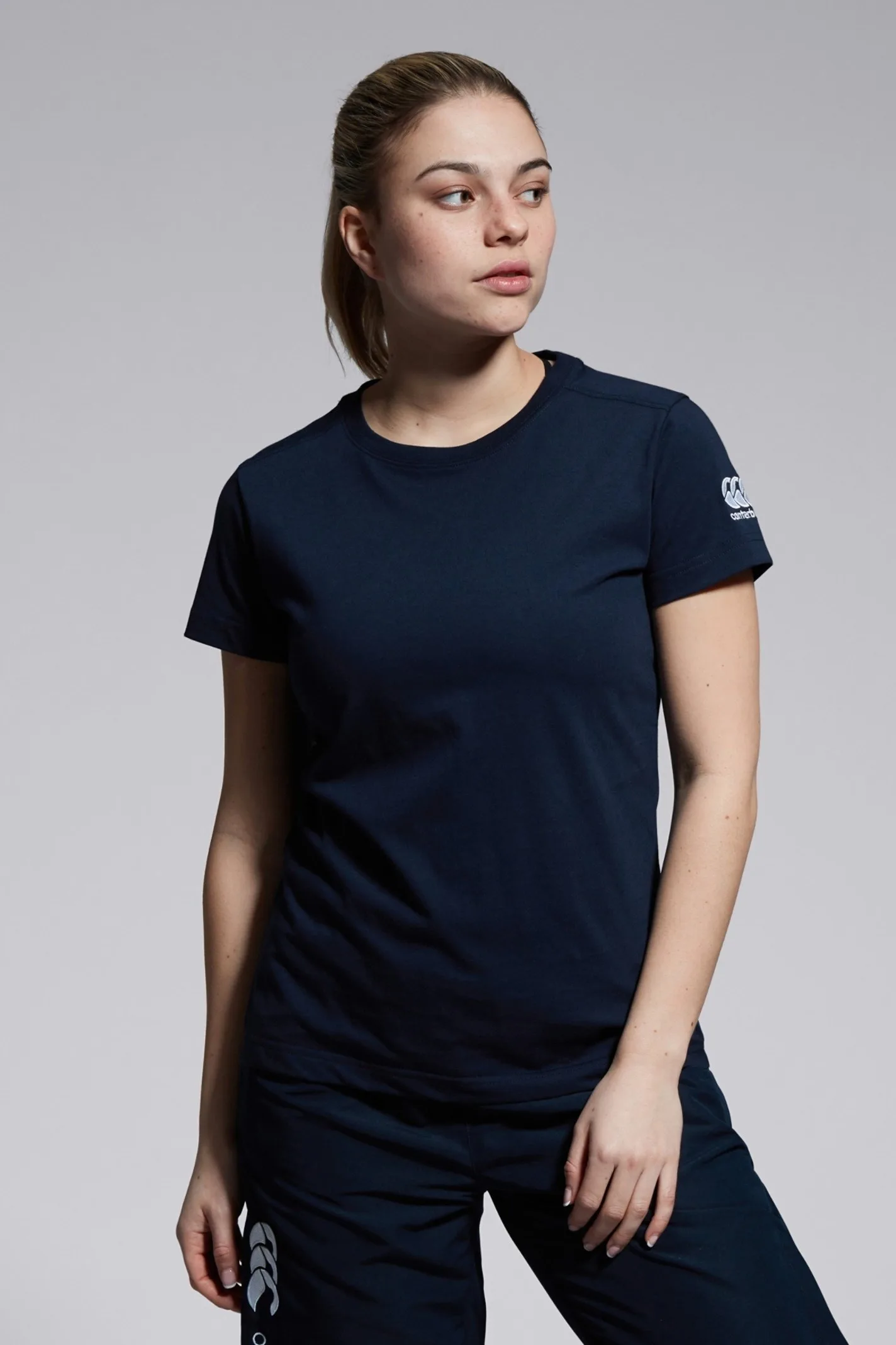 Club Womens Plain Training Tee - - Size: 8 - Canterbury - FashionsVida