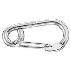 Safety Carabiner 5 Units Grey 100 mm unisex