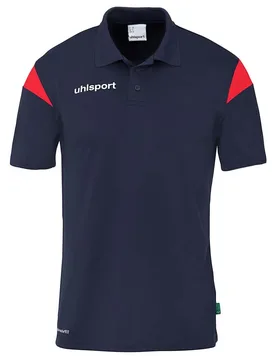 Polo à Manches Courtes Squad 27 Navy Blue / Red M - Uhlsport - FashionsVida