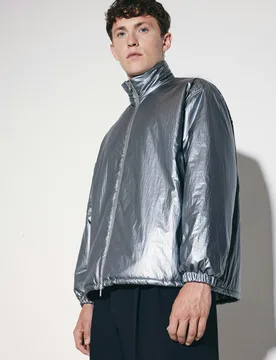 Oversized Jacke Uni Grau M - Seidensticker - FashionsVida