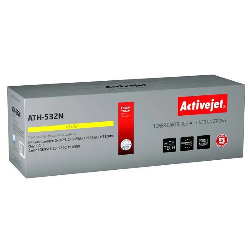 Toner Ath-532n Yellow One Size unisex - ActiveJet - FashionsVida