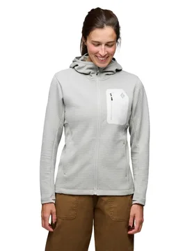 Sweat-shirt à Zip Diverge Pewter M - Black diamond - FashionsVida