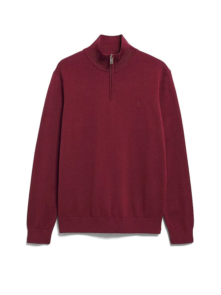 Troyer Pullover rot L herren - Armedangels - FashionsVida