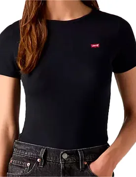 Hayes camiseta manga corta mujer Negro (XL) - Levis - FashionsVida