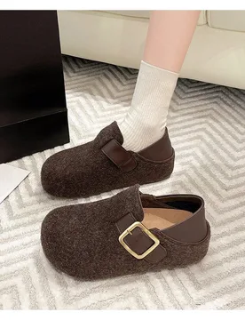 Women's Shoes New Fashion Luxury Breathable Non-slip Wear-resistant Outdoor Casual Buckle Closed-Toe Slip-On Shoes - Aliexpress - FashionsVida