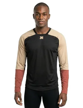 Maglia Da Enduro A Maniche Lunghe Nakelo Black - Ziener - FashionsVida