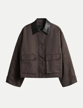 Opus Barn Jacket Hamina Braun 36 - Opus - FashionsVida