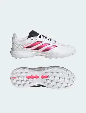 Scarpe da calcio Predator League per erba sintetica per bambini e bambine 34 Cloud White / Solar Turbo / Core Black - Adidas - FashionsVida