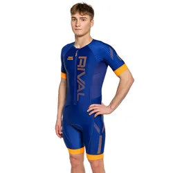 Wave Trisuit A Maniche Corte Rival Sty Navy 2XL
